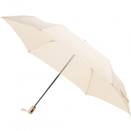 Foldable Nicety umbrella, beige.