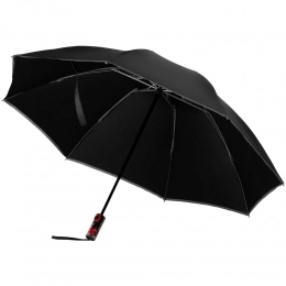 Reverse folding umbrella Futurum, black.