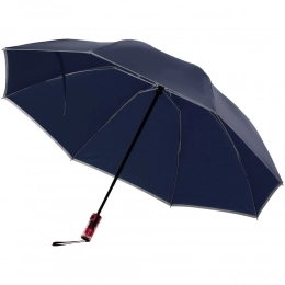 Reverse folding umbrella Futurum, dark blue.