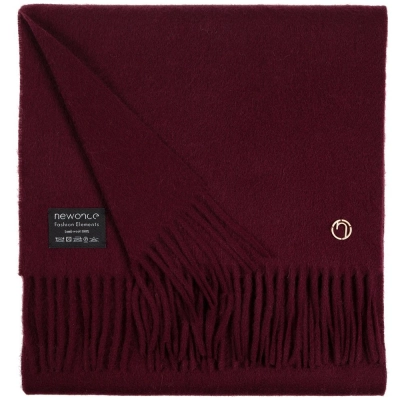 
                                                Graceful burgundy scarf.
                                                