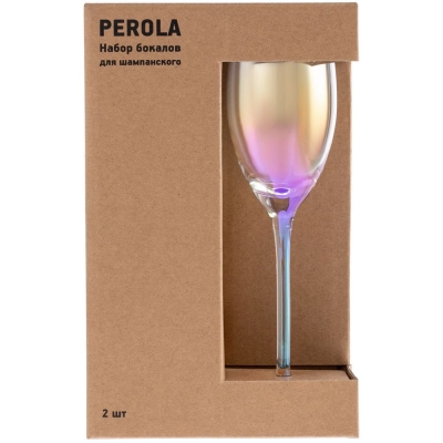 
                                            Set of 2 Perola champagne glasses
                                            