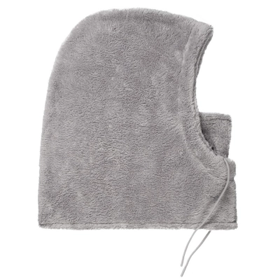 
                                                Flocky gray Balaclava hood.
                                                
