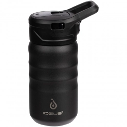 Fujisan 2.0 black thermos bottle.