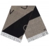 Charming black and beige shawl.
