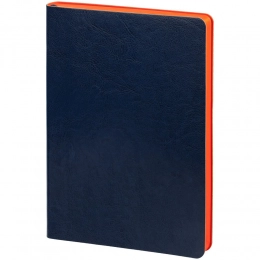 Slip Diary, undated, blue with orange