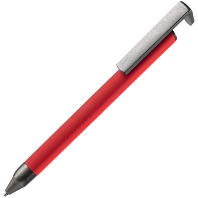 
                                                Ballpoint pen Standic with phone stand, red.
                                                