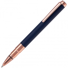 Ballpoint pen Kugel Rosegold, blue.