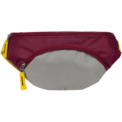
                                                Children's waist bag Kiddo, burgundy with gray.
                                                