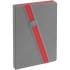 Rubikon undated daily planner, gray-red