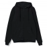 Black Siverga 2.0 hoodie with a zipper and a hood.