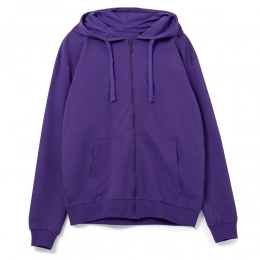 Siverga 2.0 purple hoodie with a zipper and a hood.