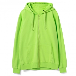 Siverga 2.0 hoodie with a zipper and a hood, green apple.