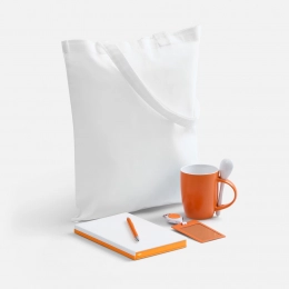 Welcome Pack set, orange with white.