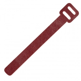 Leather puller Molim, S, red.