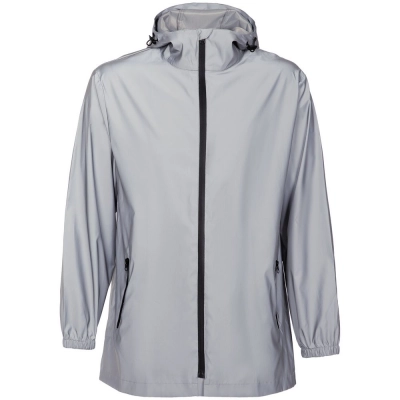 
                                                Manifest parka made of reflective fabric, grey.
                                                