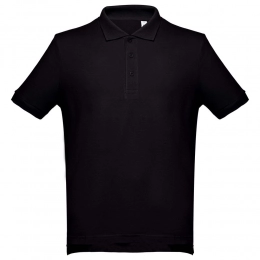 Adam men's polo shirt, black