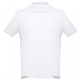 Adam men's polo shirt, white