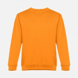 Unisex Delta orange sweatshirt.
