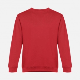 Unisex Delta red sweatshirt.