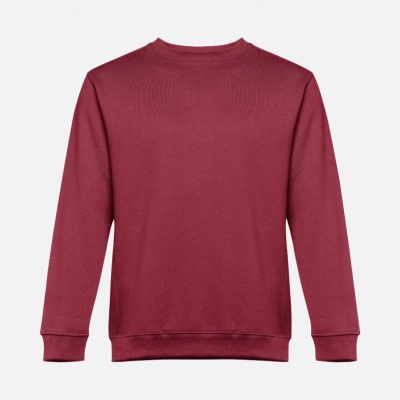 
                                                Unisex Delta burgundy sweatshirt.
                                                