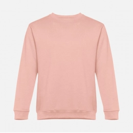 Unisex Delta pink (salmon) sweatshirt.