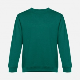 Unisex Delta dark green sweatshirt.