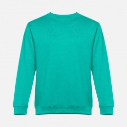 Unisex Delta sweatshirt, emerald green.