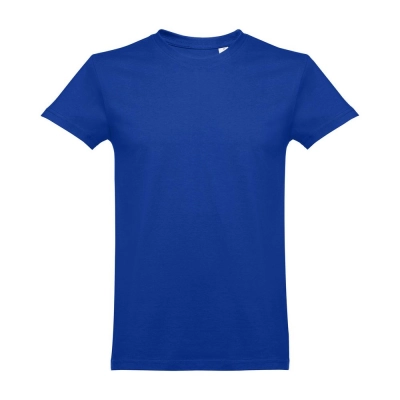 
                                                Ankara men's T-shirt, bright blue
                                                