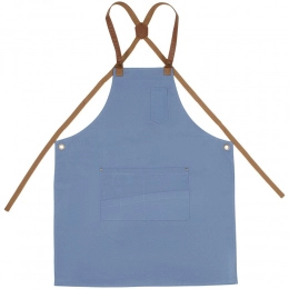 Artful apron, blue