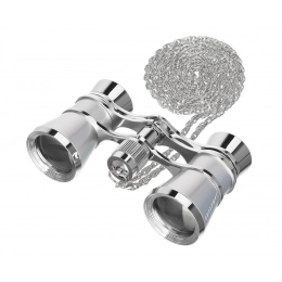 Театральный бинокль Broadway 325B, серебристый