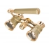 Theatrical binoculars-lorgnette Broadway 325E, golden.