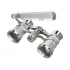 Theatrical binoculars-lorgnette Broadway 325E, silver.