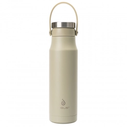 Tateyama thermos bottle, gray-beige.