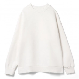Unisex True Self oversized sweatshirt, milky white.