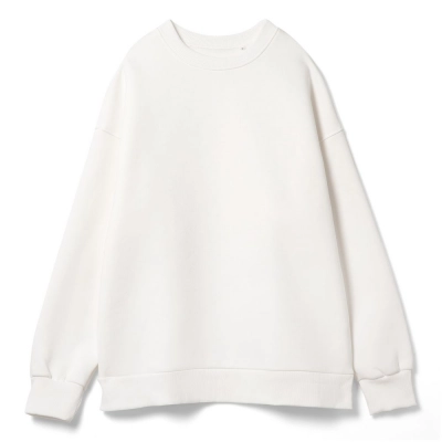 
                                                Unisex True Self oversized sweatshirt, milky white.
                                                