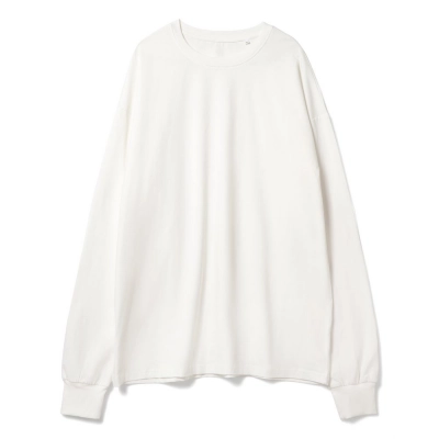 
                                                Unisex oversized long sleeve City Sapiens t-shirt, milk white.
                                                