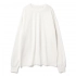 Unisex oversized long sleeve City Sapiens t-shirt, milk white.