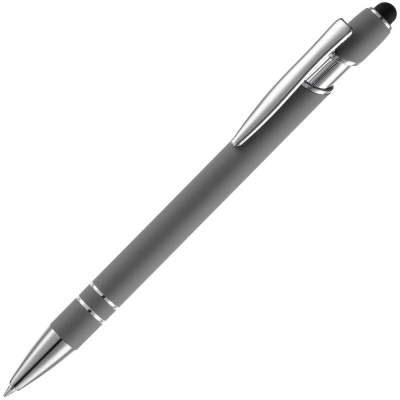 
                                                Pointer Soft Touch ballpoint pen with stylus, grey
                                                