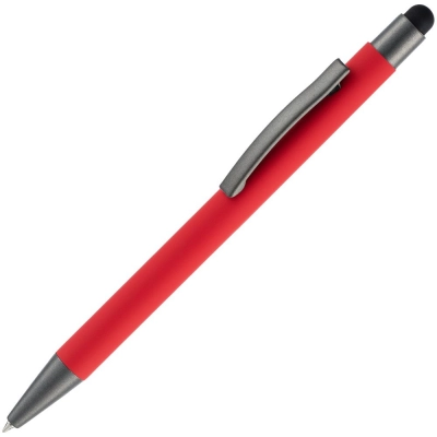 
                                                Ballpoint pen Atento Soft Touch with stylus, red
                                                