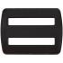 Buckle - Fermo belt regulator, black