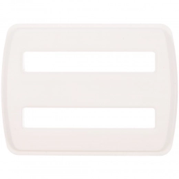 Buckle - white Fermo belt regulator.