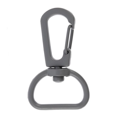 
                                                Snap Hook carabiner, M, gray
                                                