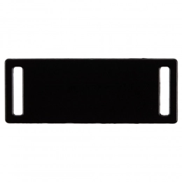 Metallic sign Kova, black