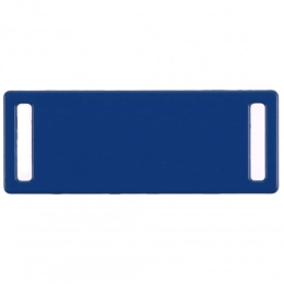 Metallic sign Kova, blue