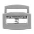 Silver Latch Cord Fastener
