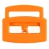 Orange neon Latch cord fastener.
