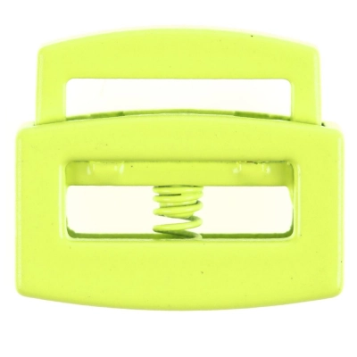 
                                                Yellow neon Latch cord fastener.
                                                