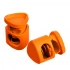 Natch cord lock, M, neon orange.