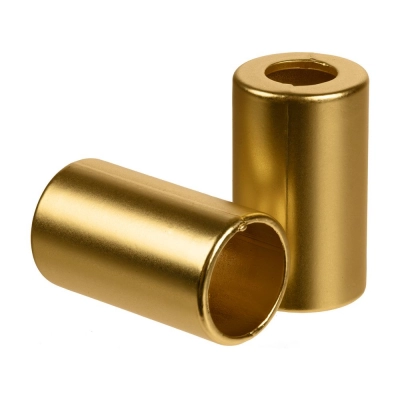 
                                            Pair of Tizzle lace tips, golden.
                                            