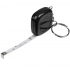 Keychain with Metric tape measure, black